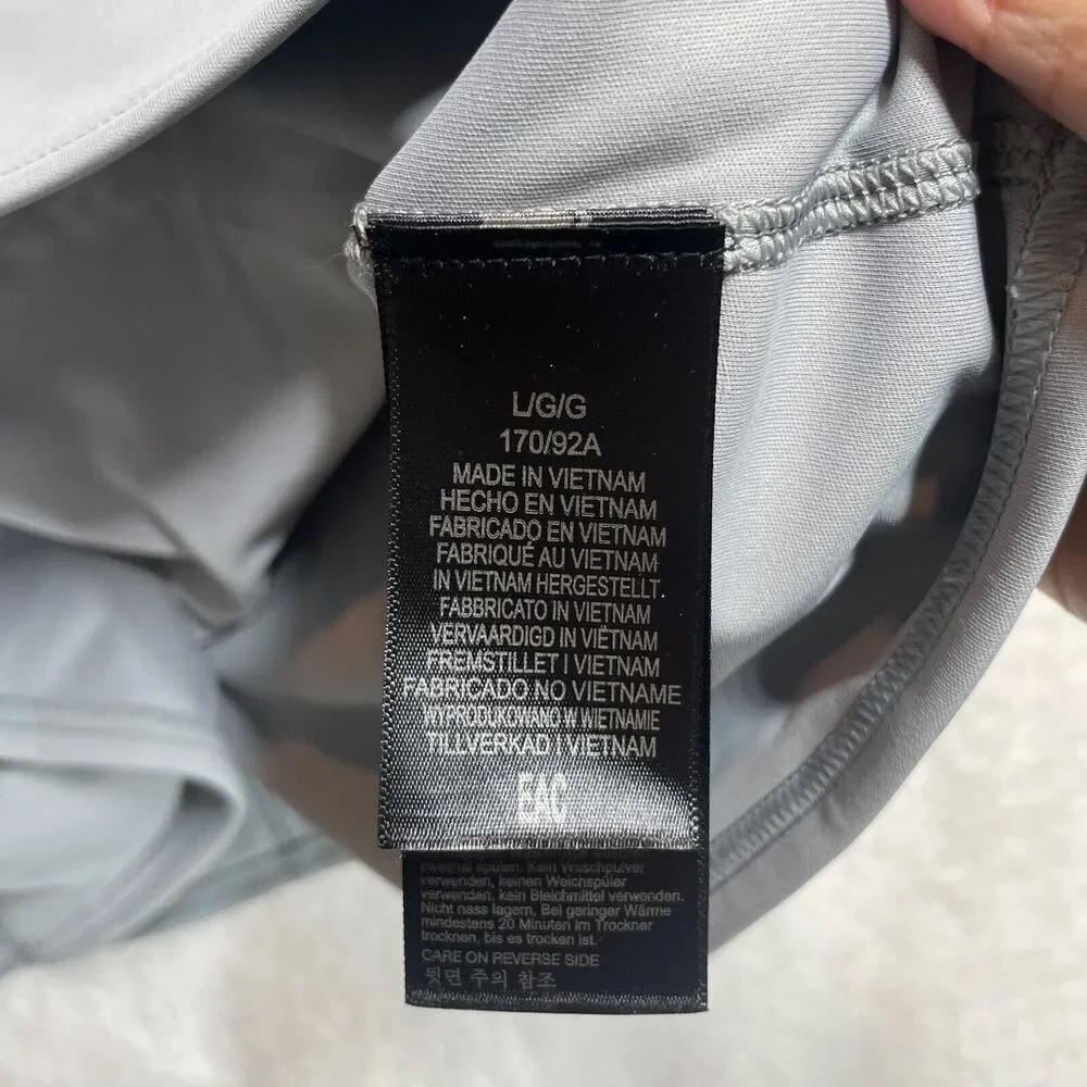 Marmot Womens Zenyatta Hoodie Large Gray Half Zip Softshell Windproof Jacket - Picture 10 of 15